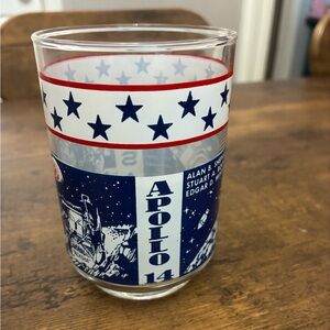 Vintage Apollo 14 Drinking Glass
